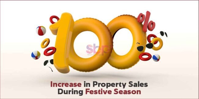 100% Increase in Property Sales During Festive Season 100% Increase in Property Sales During Festive Season