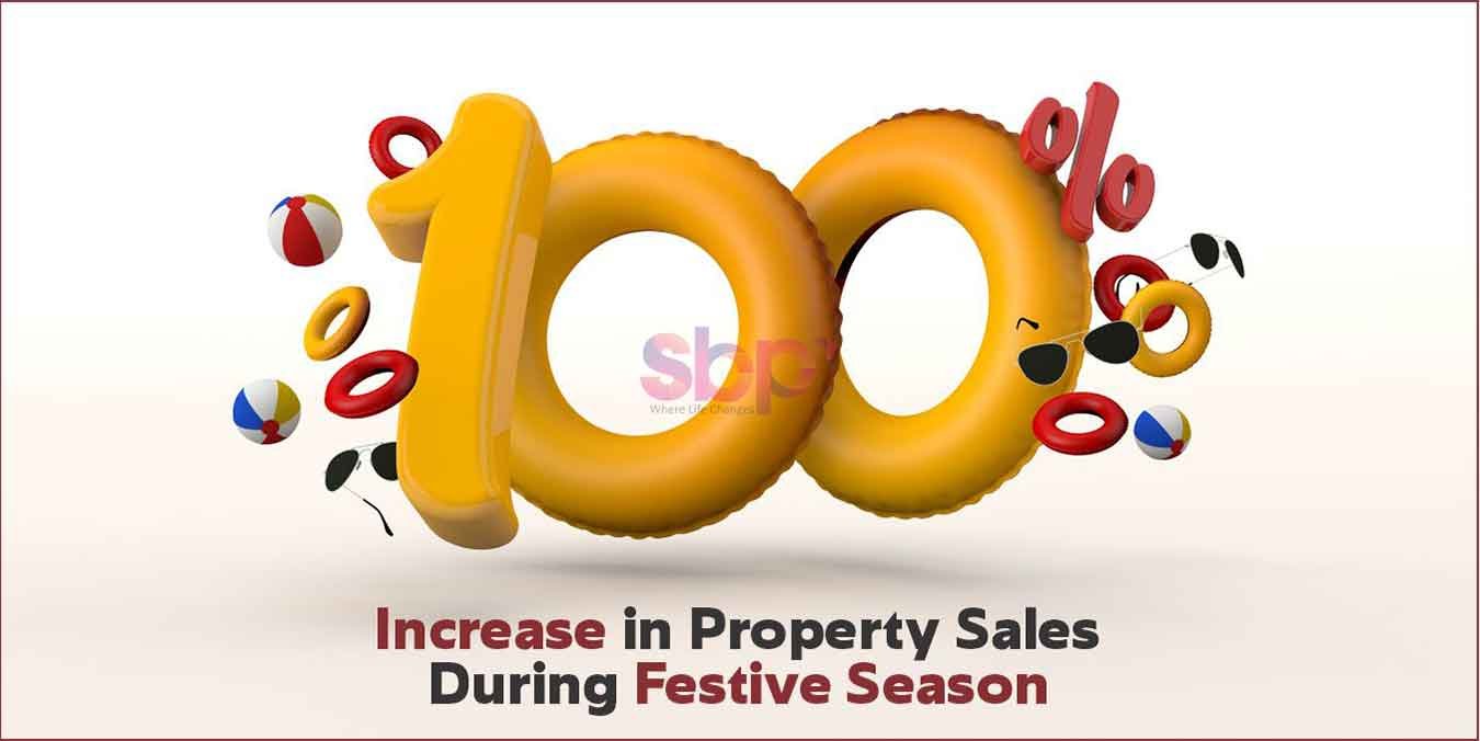 100% Increase in Property Sales During Festive Season