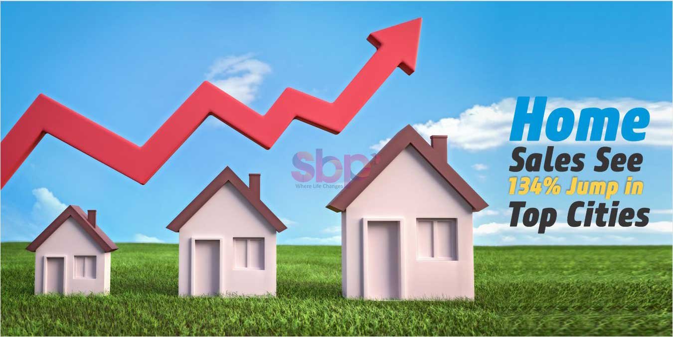 Home Sales see 134% Jump in Top Cities