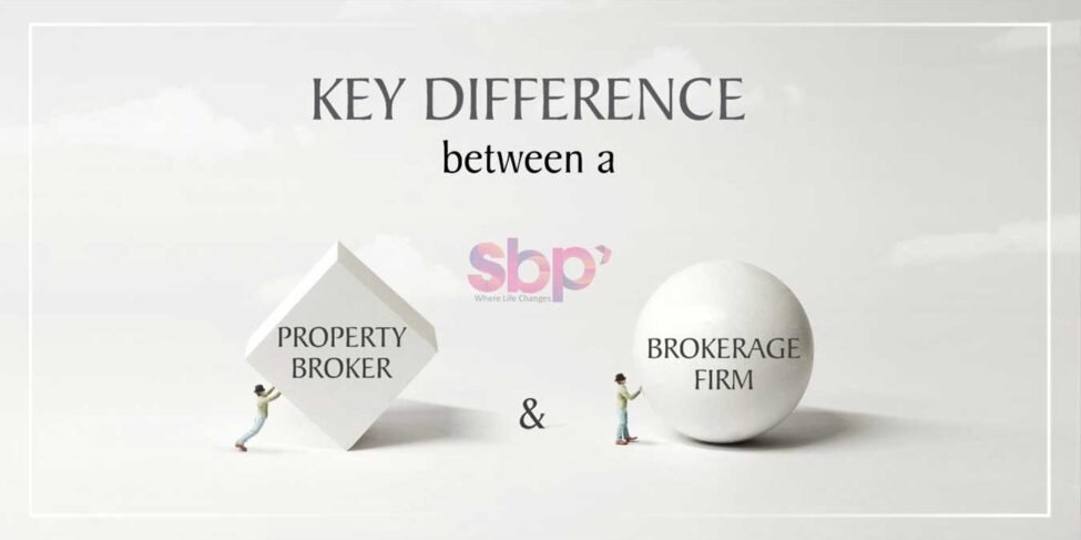 Key differences between a property broker and a brokerage firm